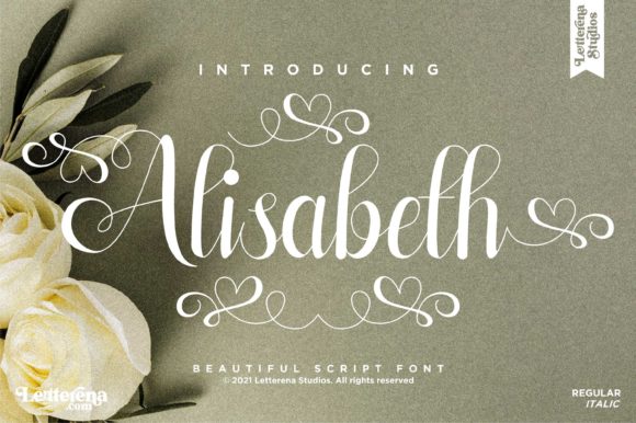 Alisabeth: The Dazzling Handwritten Font for Romantic Brand Identity