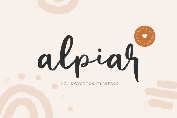 Alpiar: A Whimsical Script Handwritten Font for Creative Branding