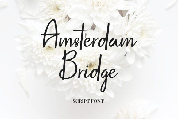 Amsterdam Bridge: A Cursive Script Font for Elegant Branding