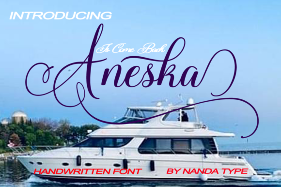 Aneska: A Vintage Script Font for Elegant Branding