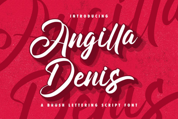 Angilla Denis: A Modern Script Font for Elegant Branding