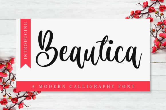 Beautica Script Font for Editorial and Wedding Design