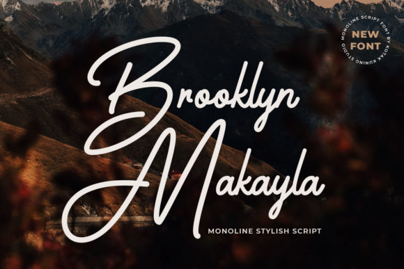 Brooklyn Makayla Font Review for Small Business Branding