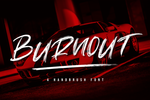 Burnout: The Daring Brush Script Font for Bold Handmade Brands