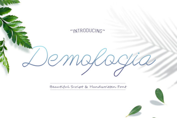 Demofogia: A Stylish Script Handwritten Font for Modern Branding
