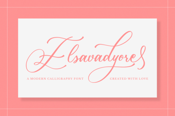 Elsavadyore: The Elegant Script Handwritten Font for Digital Branding