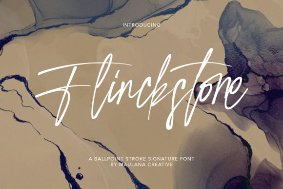 Flinckstone: The Sweet Handwritten Font for Boutique Branding