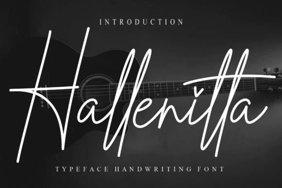 Hallenitta: The Thin Script Font for Modern Brand Identity