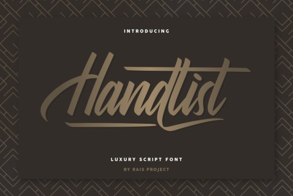 Handlist: A Modern Script Font for Charming Brand Identity
