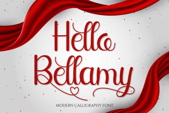 Hello Bellamy: A Script Handwritten Typeface for Editorial Design
