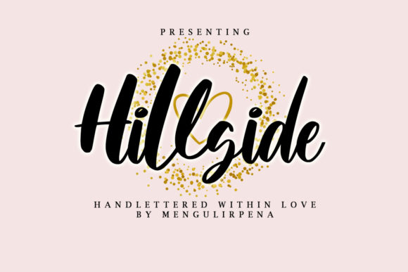 Hillside: A Trendy Paint Brushed Script Font for Handmade Brands