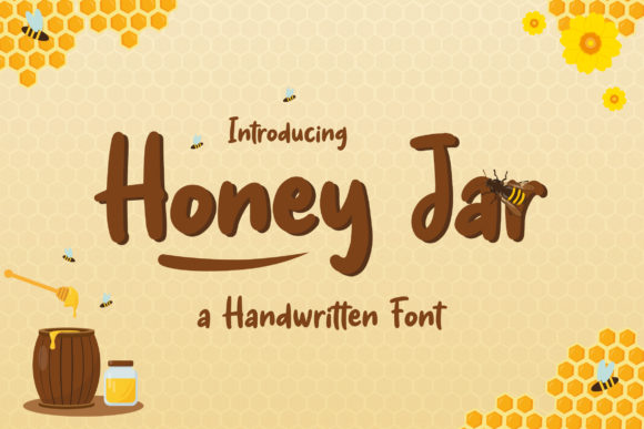 Honey Jar: A Bold Script Handwritten Font for Modern Branding