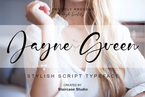Jayne Green: The Script Handwritten Font for Elegant Brand Identity