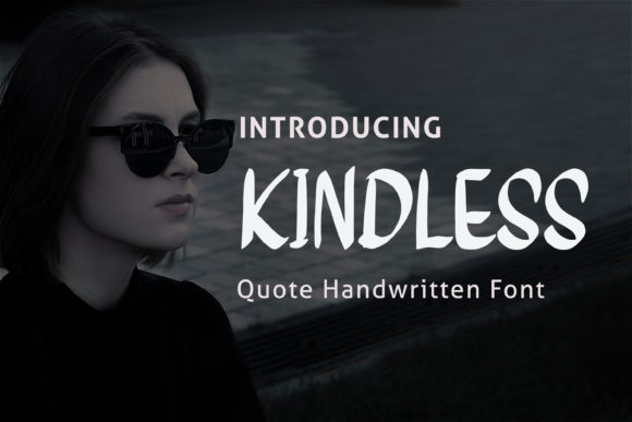 Kindless Script Font for Modern Editorial Design