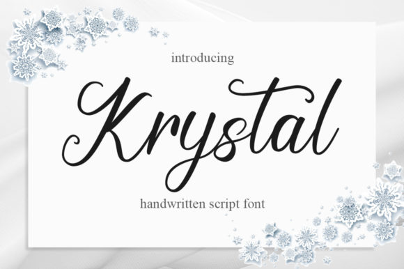 Krystal: Elegant Script Fonts for Modern Brand Campaigns