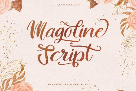 Magoline Typeface for Elegant Web Design and Brand Identity