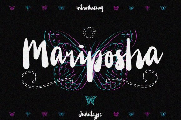 Mariposha Playful Script Font for Handmade Branding
