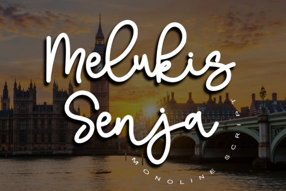 Melukis Senja: A Simple Script Font for Modern Brand Identity