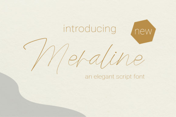 Meraline Script Handwritten Fonts for Editorial Design