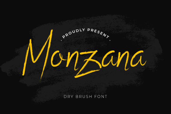 Monzana Modern Script Font for Editorial Design