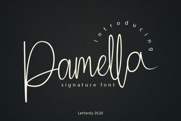 Pamella: The Thin Elegant Script Font for Handmade Brands