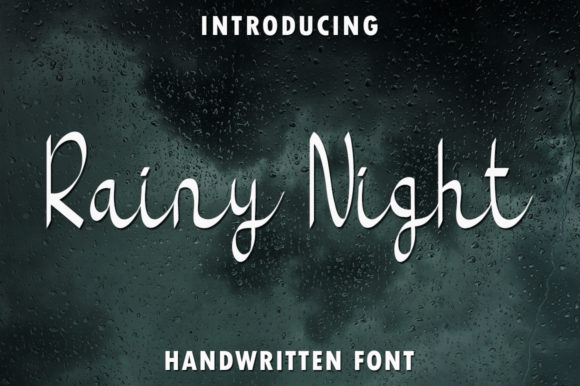 Rainy Night Script Font for Elegant Stationery and Branding