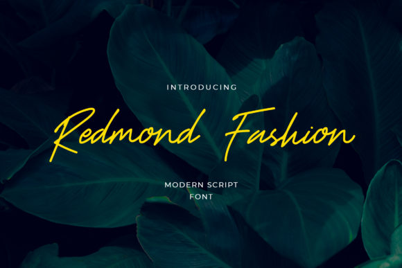 Redmond Fashion Typeface Review for Editorial Design