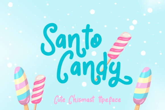 Santo Candy: The Cute Script Font for Polished Brand Identity