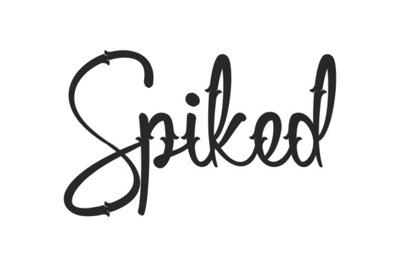 Spiked Font Review: A Delicate Script Handwritten Design