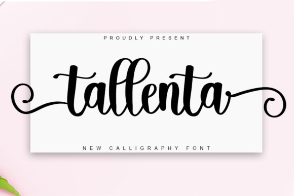 Tallenta: An Enchanting Script Font for Delicate Brand Identity