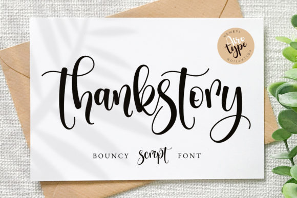 Thankstory: A Delicate Script Handwritten Font for Elegant Designs