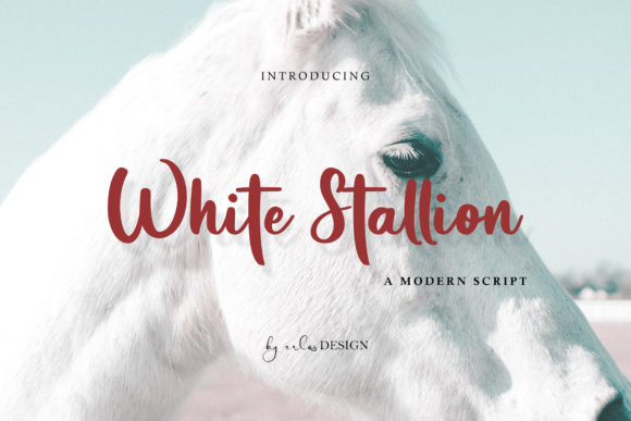 White Stallion: Elegant Script Fonts for Editorial Design